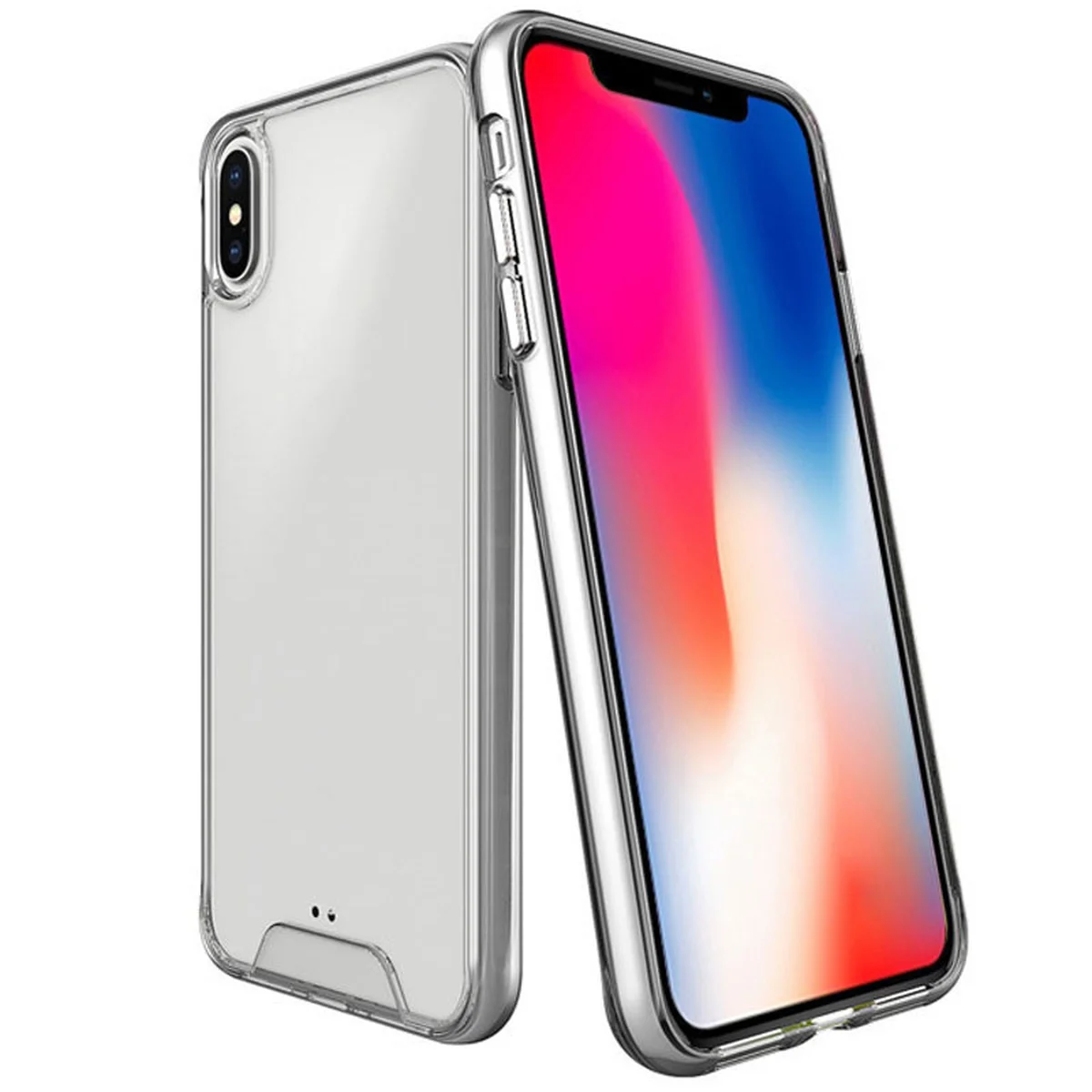 Чехол TPU Space Case transparent для Apple iPhone X / XS (5.8") Прозрачный