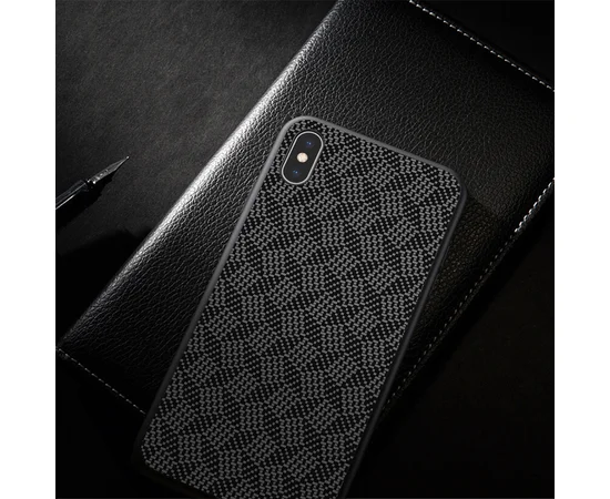 Чехол Nillkin Tempered Plaid Case для Apple iPhone X (5.8") Черный