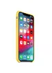 Чехол Silicone case (AAA) для Apple iPhone X/XS Желтый / Canary Yellow
