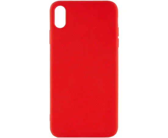 Силиконовый чехол Candy для Apple iPhone X / XS (5.8") Красный