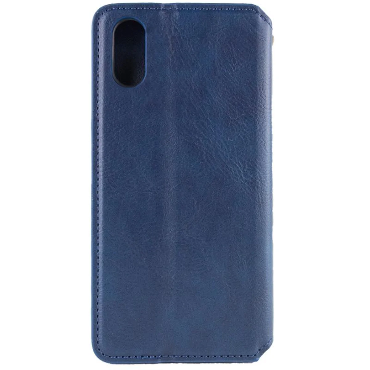 Шкіряний чохол-книжка GETMAN Cubic (PU) для Apple iPhone X/XS (5.8") Синій