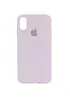 Чехол Silicone Case Full Protective (AA) для Apple iPhone X/XS Сиреневый / Lilac