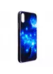 TPU+Glass чехол Fantasy с глянцевыми торцами для Apple iPhone XS (5.8") Лунная ночь