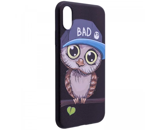 TPU+PC чехол YCT тиснение для Apple iPhone X/XS Мальчик сова