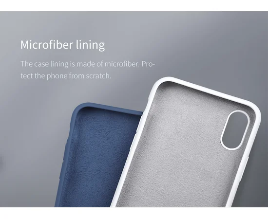 TPU чехол Nillkin Flex Series для Apple iPhone X (5.8") Синий