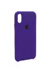 Чохол Silicone case (AAA) для Apple iPhone X (5.8 ") Фіолетовий / Ultra Violet