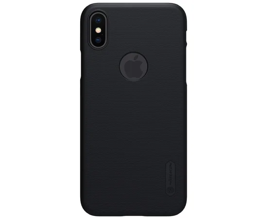 Чехол Nillkin Matte для Apple iPhone X/XS Черный (вырез для лого)