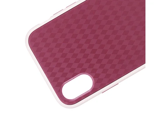 Чохол HWcase TPU + PC для Apple iPhone X (5.8 ") Бордовий / Золотий