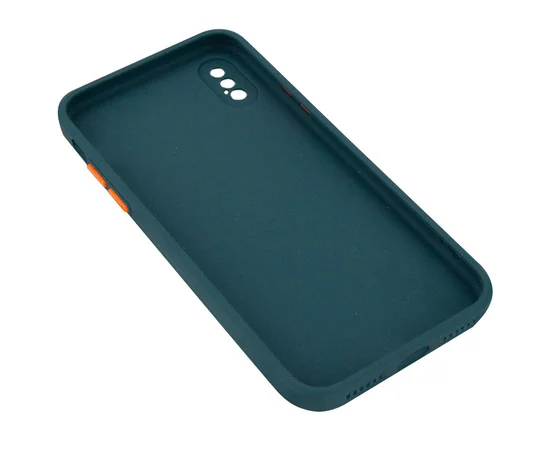 Чехол TPU Square Full Camera для Apple iPhone X / XS (5.8") Зеленый