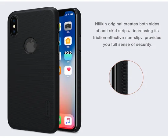 Чехол Nillkin Matte для Apple iPhone X/XS Черный