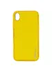 Кожаный чехол Xshield для Apple iPhone X / XS (5.8") Желтый / Yellow