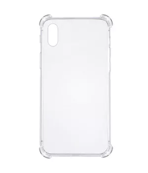TPU чехол GETMAN Ease logo усиленные углы для Apple iPhone X / XS (5.8") Прозрачный / Transparent
