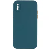 Чехол TPU Square Full Camera для Apple iPhone X / XS (5.8") Зеленый