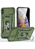Удароміцний чохол Camshield Army Ring для Apple iPhone X/XS (5.8") Оливковий / Army Green
