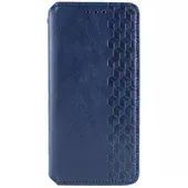 Шкіряний чохол-книжка GETMAN Cubic (PU) для Apple iPhone X/XS (5.8") Синій
