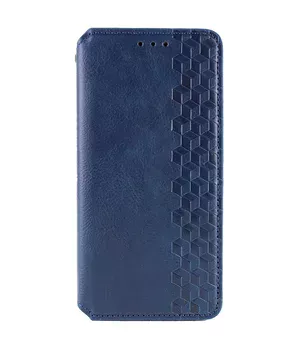 Кожаный чехол-книжка GETMAN Cubic (PU) для Apple iPhone X / XS (5.8") Синий