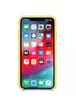 Чехол Silicone case (AAA) для Apple iPhone X/XS Желтый / Canary Yellow