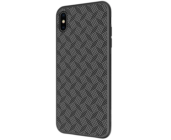 Чехол Nillkin Tempered Plaid Case для Apple iPhone X (5.8") Черный