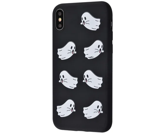 TPU чехол WAVE Fancy для Apple iPhone X / XS (5.8") Ghosts / Black