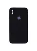 Чехол Silicone Case Square Full Camera Protective (AA) для Apple iPhone XS (5.8") Черный / Black