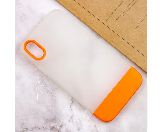 Чехол TPU+PC Bichromatic для Apple iPhone X / XS (5.8") Matte / Orange
