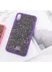TPU чехол Bling World Brilliant Case для Apple iPhone X / XS (5.8") Фиолетовый