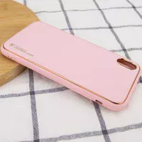 Кожаный чехол Xshield для Apple iPhone X / XS (5.8") Розовый / Pink