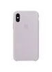 Чехол Silicone Case (AA) для Apple iPhone X/XS Серый / Lavender