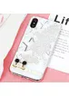 TPU+Glass чехол TYBOMB Dimond Brand для Apple iPhone X / XS (5.8") Белый/Микки Маус