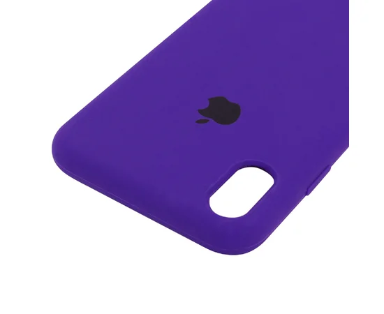 Чохол Silicone case (AAA) для Apple iPhone X (5.8 ") Фіолетовий / Ultra Violet