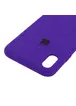 Чохол Silicone case (AAA) для Apple iPhone X (5.8 ") Фіолетовий / Ultra Violet