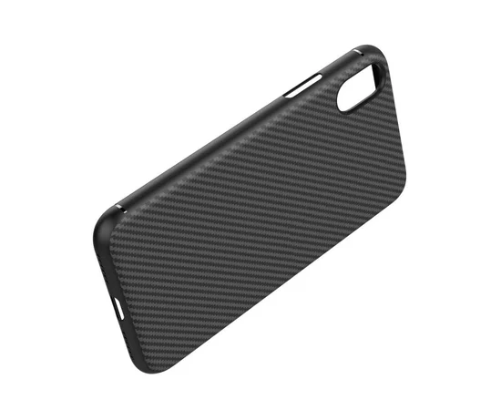 Карбонова накладка Nillkin Synthetic Fiber series для Apple iPhone X / XS Чорний