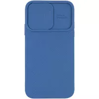 Чехол Camshield Square TPU со шторкой для камеры для Apple iPhone X / XS (5.8") Синий