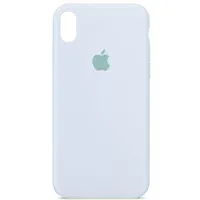 Чохол Silicone Case Full Protective (AA) для Apple iPhone X/XS Блакитний / Cloud Blue