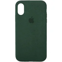 Чехол ALCANTARA Case Full для Apple iPhone X / XS (5.8") Зеленый