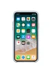 Чехол Silicone case (A) для Apple iPhone X/XS Голубой / Mist blue