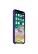 Чохол Silicone case (AAA) для Apple iPhone X (5.8 ") Фіолетовий / Ultra Violet