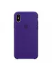 Чохол Silicone case (AAA) для Apple iPhone X (5.8 ") Фіолетовий / Ultra Violet