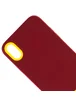 Чехол TPU+PC Bichromatic для Apple iPhone XR (6.1") Brown burgundy / Yellow