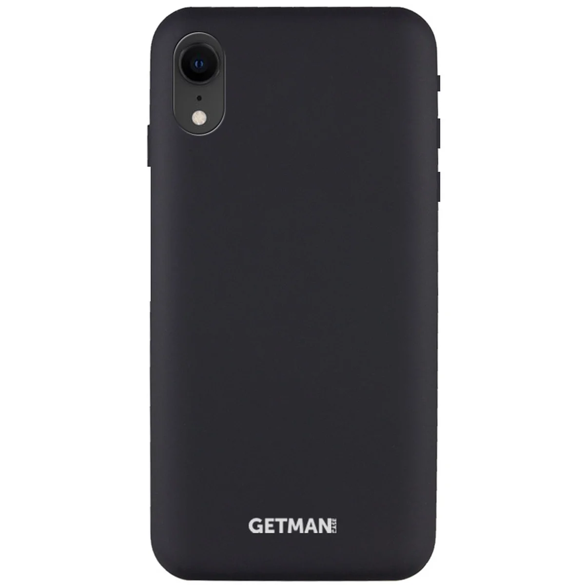 Чохол Silicone Case GETMAN for Magnet для Apple iPhone XR (6.1 ") Чорний / Black