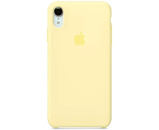 Чехол Silicone case (A) для Apple iPhone XR (6.1") Желтый / Mellow Yellow