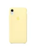 Чехол Silicone case (A) для Apple iPhone XR (6.1") Желтый / Mellow Yellow
