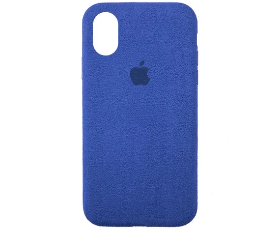 Чехол ALCANTARA Case Full для Apple iPhone XR (6.1") Синий