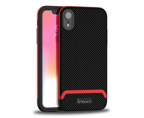 Чехол iPaky TPU+PC для Apple iPhone XR (6.1") Черный / Красный