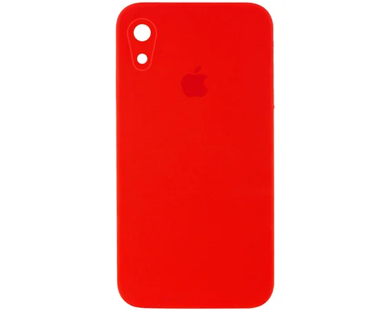 Чохол Silicone Case Square Full Camera Protective (AA) для Apple iPhone XR (6.1 ") Червоний / Red