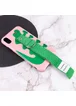 Чехол Funny Holder с цветным ремешком для Apple iPhone XR (6.1") Розовый / Зеленый