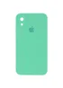 Чехол Silicone Case Square Full Camera Protective (AA) для Apple iPhone XR (6.1") Зеленый / Spearmint
