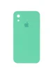 Чехол Silicone Case Square Full Camera Protective (AA) для Apple iPhone XR (6.1") Зеленый / Spearmint