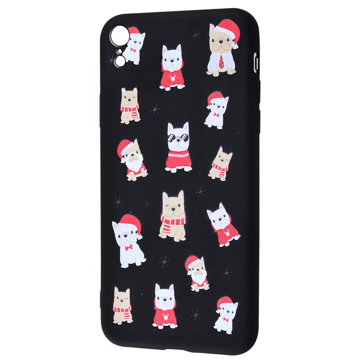 TPU чехол WAVE Fancy для Apple iPhone XR (6.1") Dogs / Black