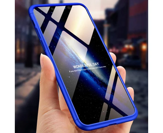 Пластиковая накладка GKK LikGus 360 градусов для Apple iPhone XR (6.1") Синий